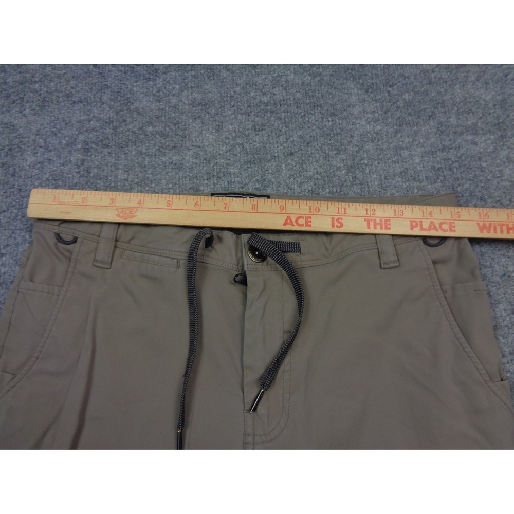 686 Everywhere Pants Men 30x30 Brown Slim Fit Straight Drawstring Outdoor Travel - Picture 9 of 11